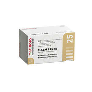 QUESARA 25MG TABS 100