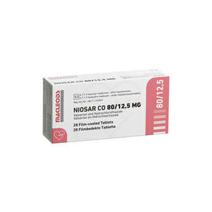 NIOSAR CO 80/12.5MG TABS 28