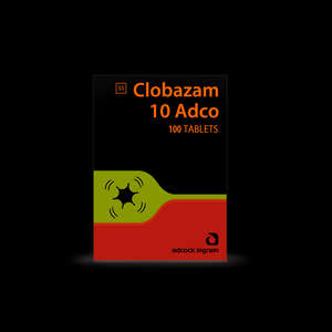 CLOBAZAM 10MG ADCO TAB 100