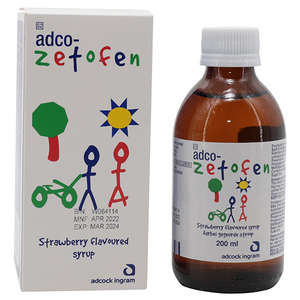ZETOFEN 200ML SYRUP 1MG/5ML