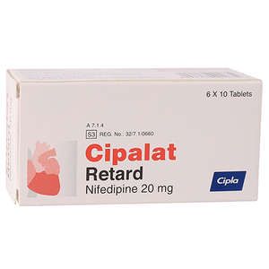 CIPALAT RETARD 20MG 60 TABLETS