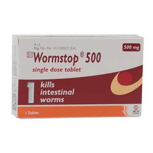 WORMSTOP 500MG TABLETS