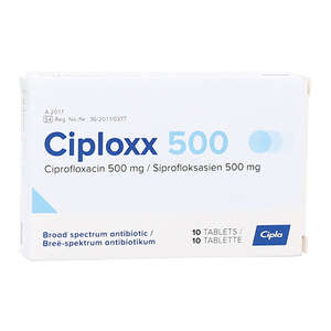 CIPLOXX 500MG 10 TABLETS
