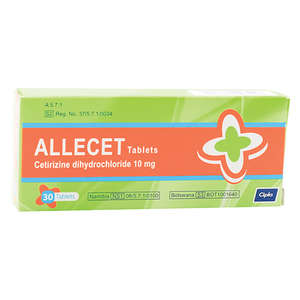 ALLECET 10MG 30 TABLETS