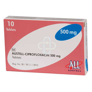 AUSTELL-CIPROFLOXACIN 500MG 10 TABLETS