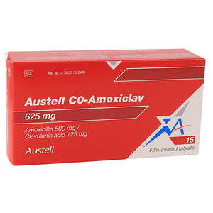 AUSTELL-CO-AMOXYCLAV 625MG 15 TABLETS