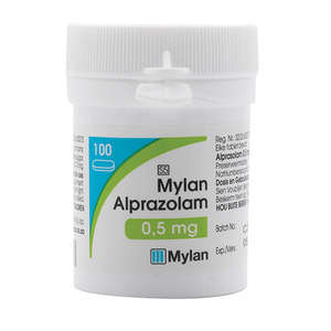 MYLAN-ALPRAZOLAM 0.5MG 100 TABLETS SS5
