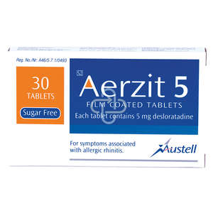 AERZIT 5MG TAB 30