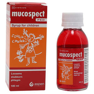 MUCOSPECT SYRUP 100ML PAED 125MG/5ML