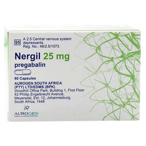 NERGIL 25MG 60 CAPS