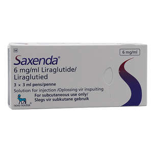 SAXENDA 6MG/ML PRE-FILLED PENS 3ML X 3