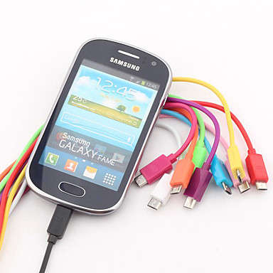 USB Sync and Charge Cable for Samsung Galaxy Note 4/S4/S3/S2 and HTC/LG/Sony/Nokia - 100 cm - Black