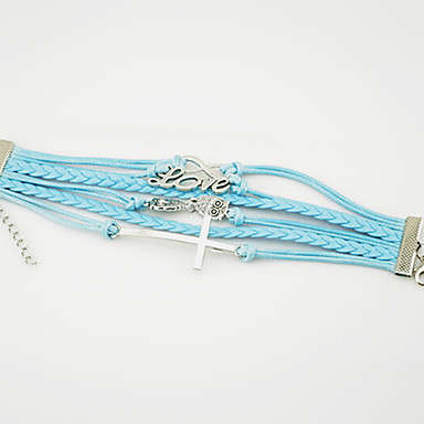 Infinity leather charm bracelets special, Handmade Bracelets. -Love Cross