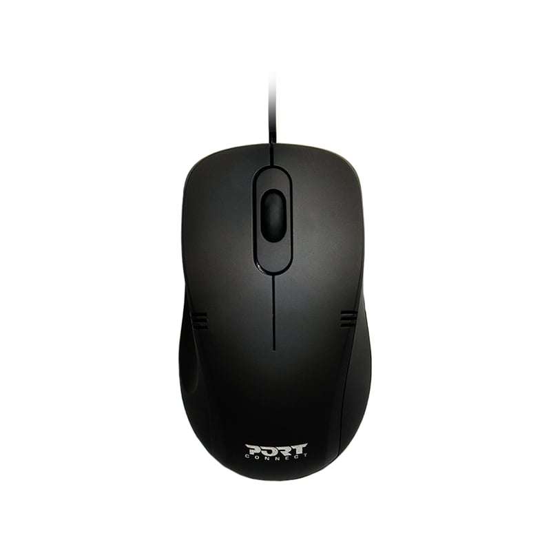 PORT DESIGN COMBO WIRED MOUSE + KEYBOARD - BLACK | 900900-US