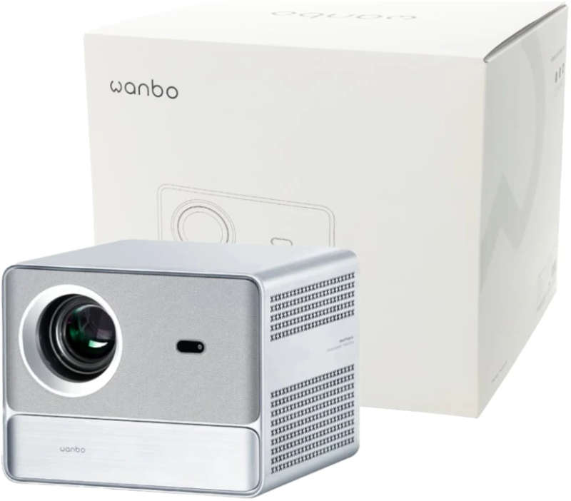 WANBO DAVINCI 1 PRO 1080P 650ANSI ANDROID 11 SMART HOME THEATRE PROJECTOR - SILVER | DAVINCI 1 PRO