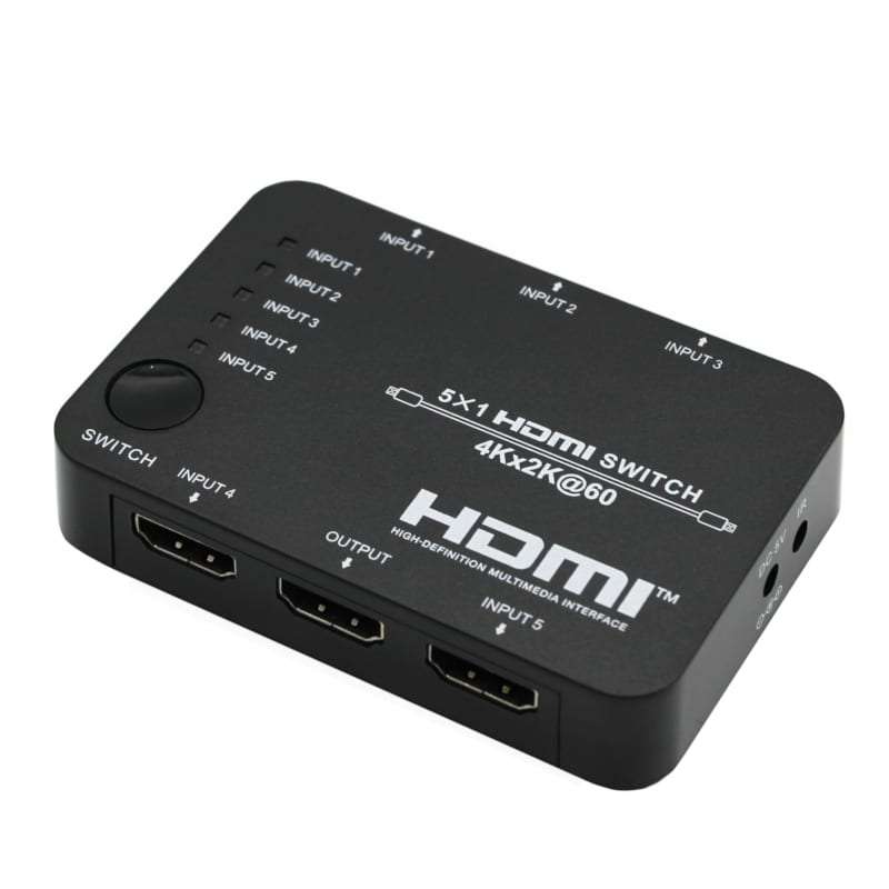 HDCVT SWITCH HDMI 2.0 5-1 | HDS-B51