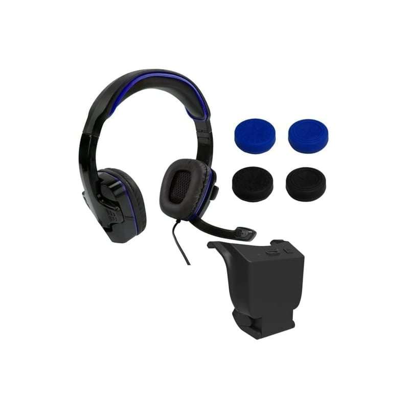 SPARKFOX PLAYSTATION 4 HEADSET|HIGH-CAPACITY BATTERY|3M BRAIDED CABLE|THUMB GRIP CORE GAMER COMBO...