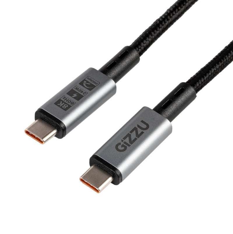 GIZZU 240W 20GBPS TYPE-C 1M CABLE | GCPCC24020G-01