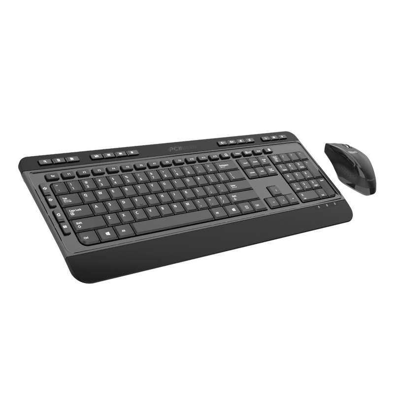 PCBUILDER ALPHA SILENT WIRELESS KEYBOARD AND MOUSE COMBO | PCB-KBC-ALPHA-US