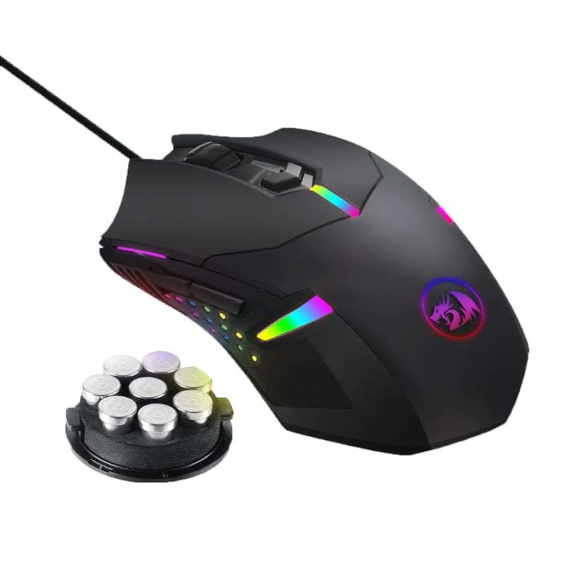 REDRAGON CENTROPHORUS 7200DPI RGB GAMING MOUSE - BLACK | RD-M601-RGB
