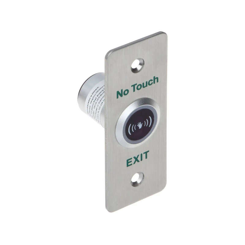 HIKVISION NO-TOUCH 86MM X 96MM X 257MM DOOR RELEASE BUTTON
