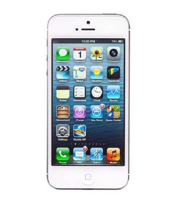 Apple iPhone 5 - 64GB (Refurbished,  Plug, White)