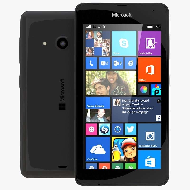 Microsoft Lumia 535 (Dual Sim, Black)