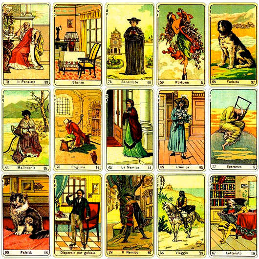Gypsy Oracle Fortune Telling Cards (Sibilla della Zingara)