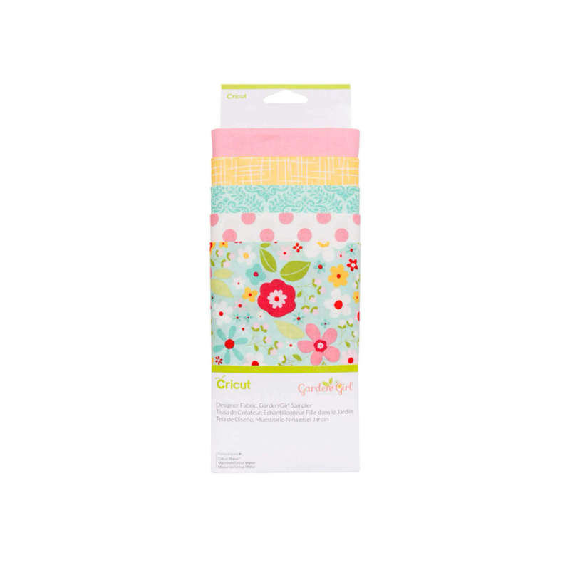 2004216 - Cricut Designer Fabric Sampler Garden Girl 12X26''
