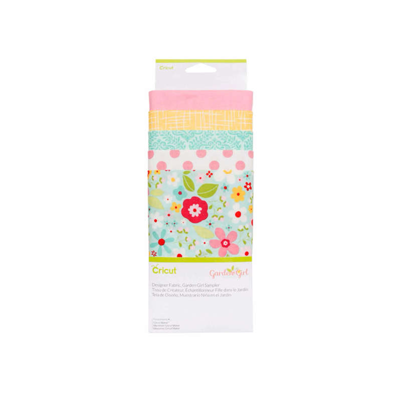 2004216 - Cricut Designer Fabric Sampler Garden Girl 12X26''