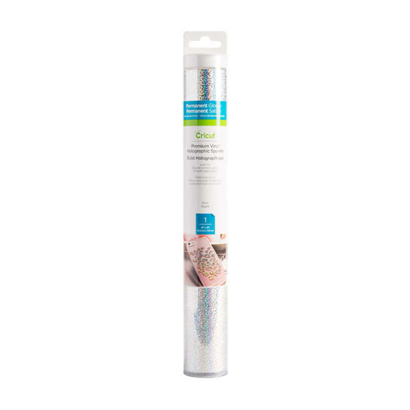 2006483 - Cricut Premium Vinyl Holo Sparkle Silver 12X48