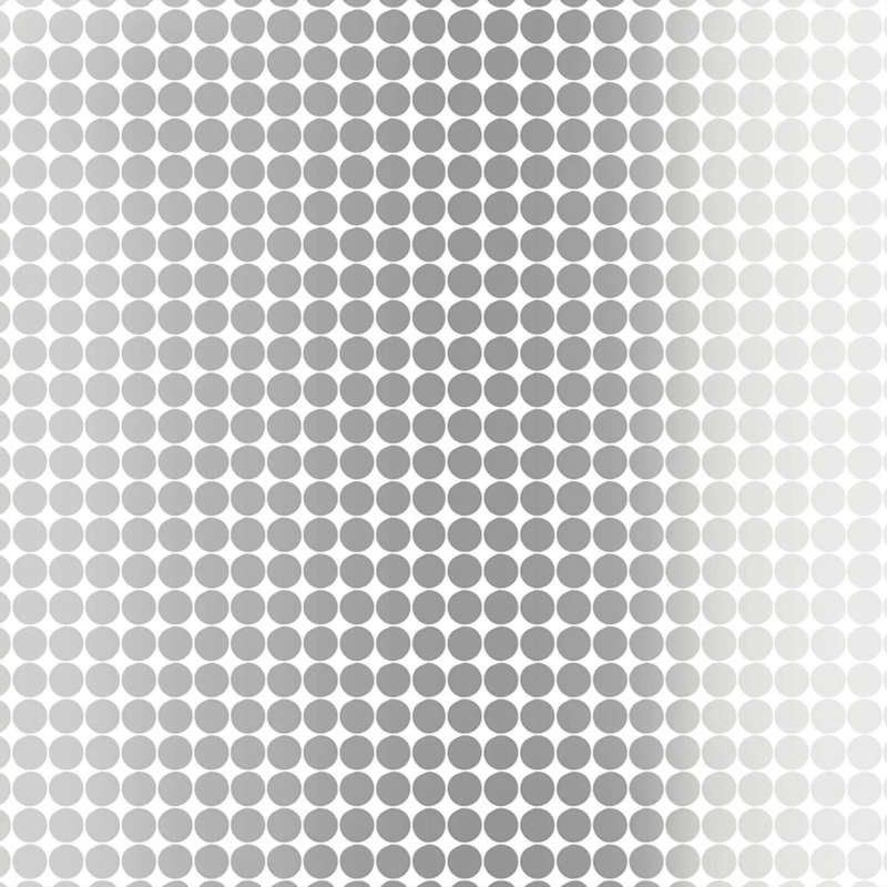 2007032 - Cricut Premium Vinyl Mosaic Metallic Silver Circles 12X48