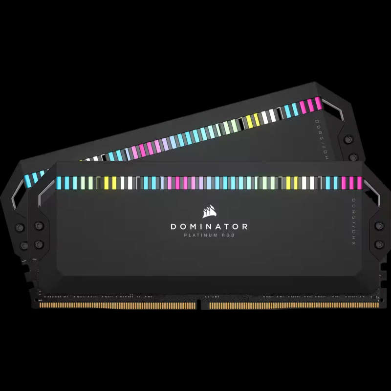 CORSAIR DOMINATOR RGB DDR5 32GB (2 x 16GB) DDR5 6400 CL32-40-40-84 1.40V Intel XMP - BLACK