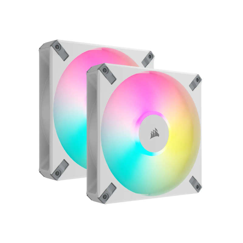 Corsair Af Elite Series; Af140 Rgb Elite White; 140Mm Fluid Dynamic Rgb Fan With Airguide; Dual P...