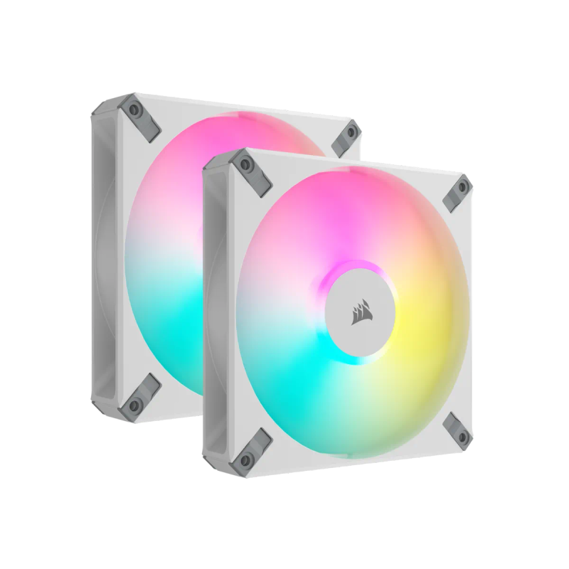 Corsair Af Elite Series; Af140 Rgb Elite White; 140Mm Fluid Dynamic Rgb Fan With Airguide; Dual P...