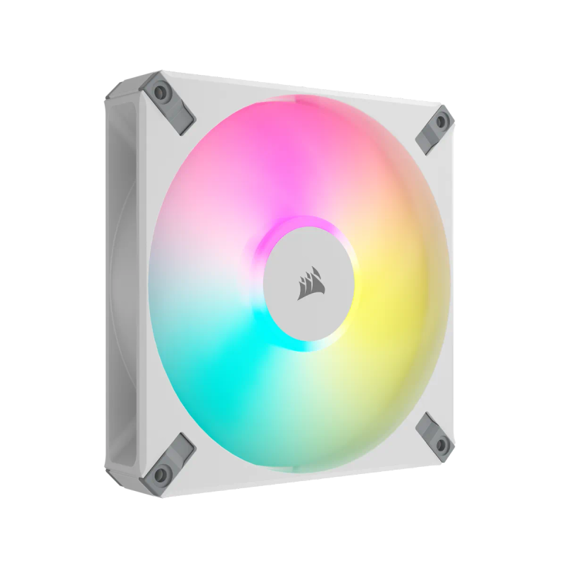 Corsair Af Elite Series; Af140 Rgb Elite White; 140Mm Fluid Dynamic Rgb Fan With Airguide; Single...