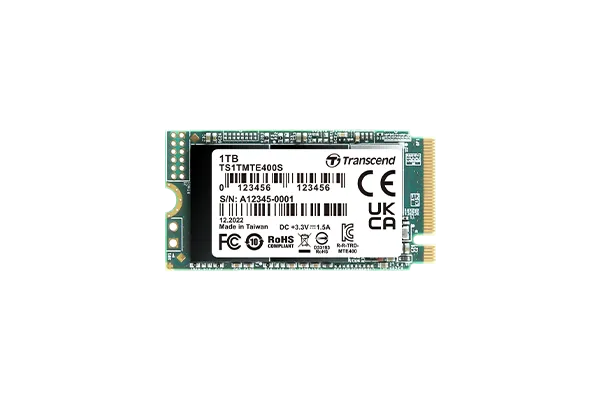 Transcend 1Tb Mte400 M.2 Nvme Gen 3X4 2242 Ssd -Dram Less 3D Tlc
