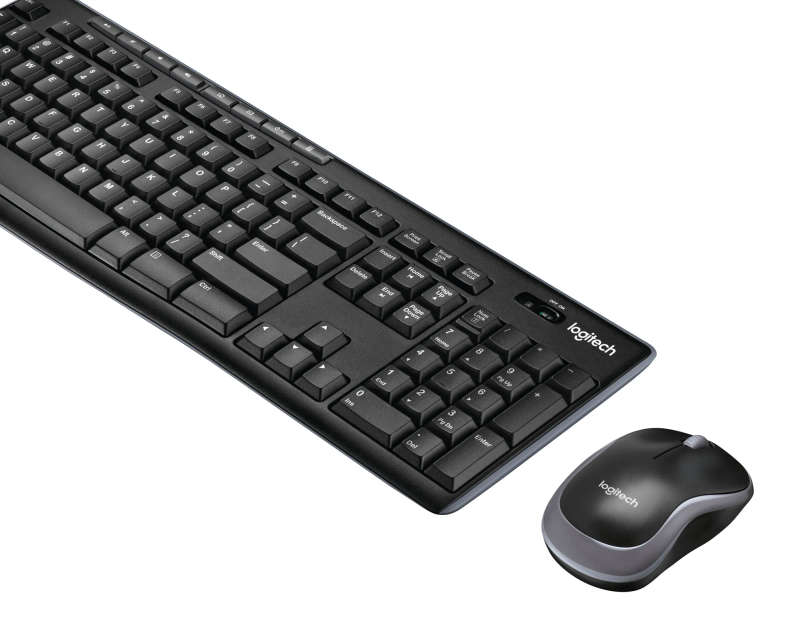 LOGITECH MK270 WIRELESS MOUSE & KEYBOARD COMBO - BLACK