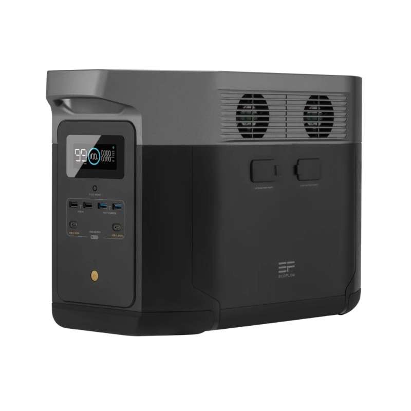 Ecoflow Delta Max 2000 Portable Power Station - 2400W Output; 2016Wh Battery; 800W Solar - Int Socke
