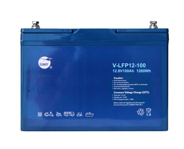 Senry V-Lfp12-100 12V 100Ah Lithium Iron Phosphate Battery