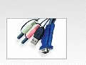 Aten 3M Usb Kvm Cable W Audio - Sphd15 & Audio To Vga Usb & Audio. (Speaker & Mic Support).