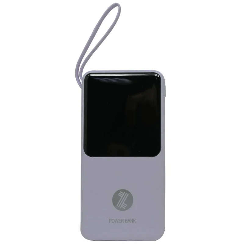Viaking Power Bank 10000 mAh Capacity- Colour Purple Input and Output Voltage 5V 2.4A Includes Ch...