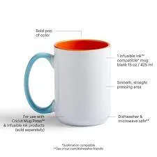 2009396 - Cricut 15Oz Bevel Ceramic Mug Blank - Sahara