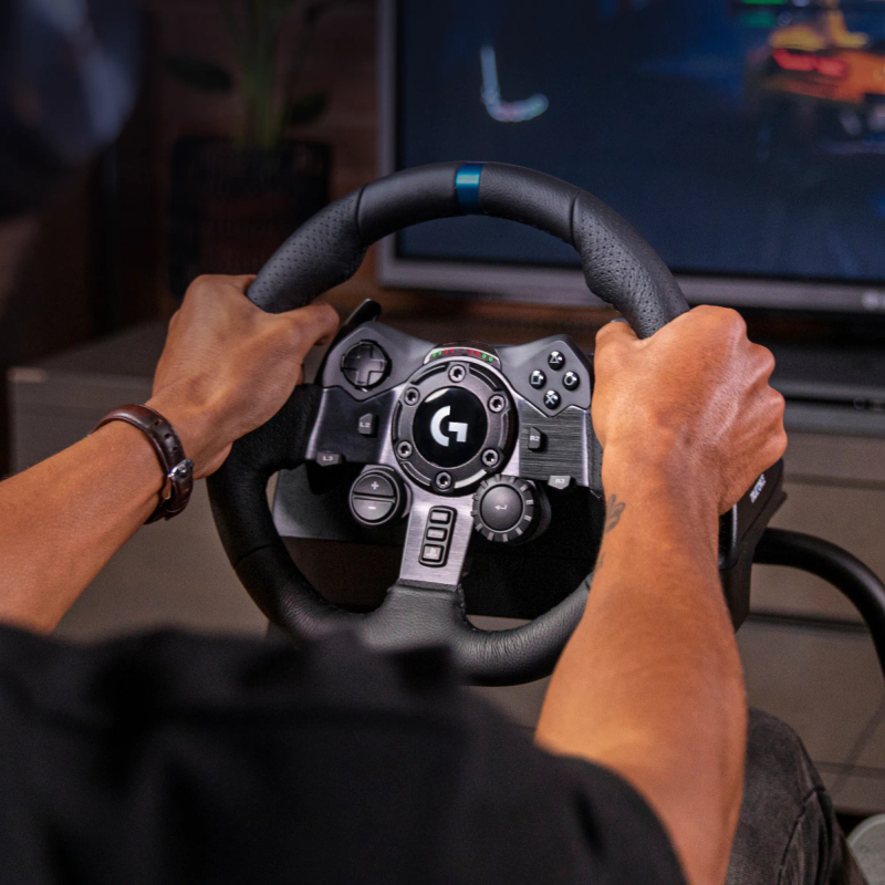 Logitech G923 Trueforce Sim Racing Wheel + Pedals (Pc Ps4 Ps5)