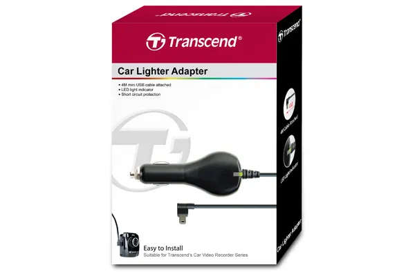 Transcend Car Lighter Adapter For Drivepro - Micro-Usb