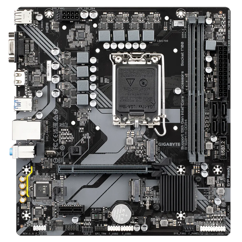 GIGABYTE B760 LGA1700,2XDDR4;VGA,HDMI MB