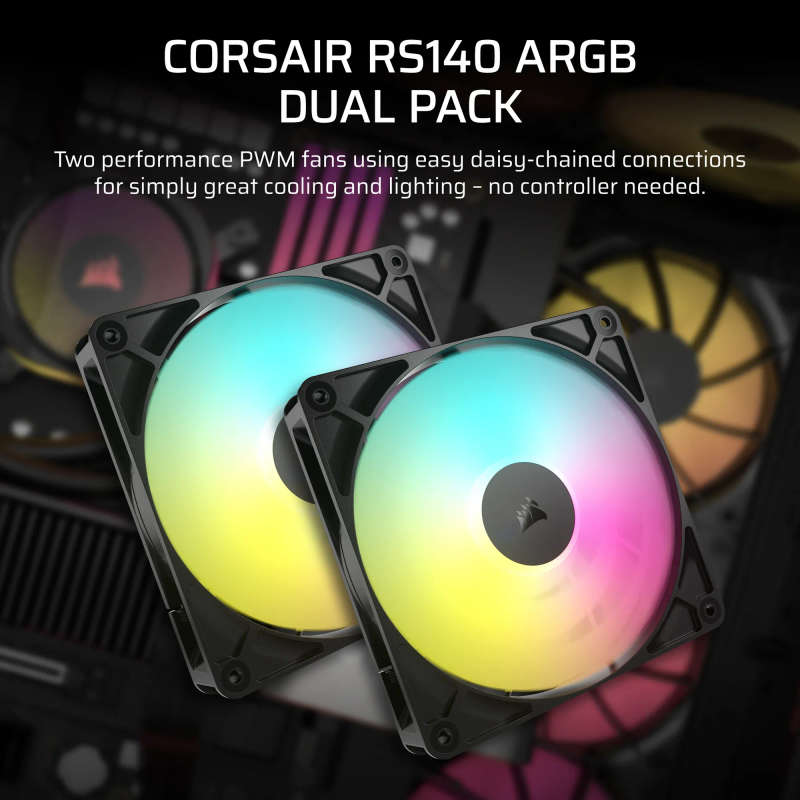 CORSAIR RS140 ARGB 140mm PWM Fan