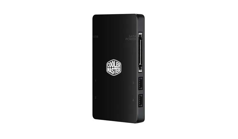 Cooler Master Rgb Led Controller Software Controlled Magnetic 4 Port (Expandable With Splitter Cable