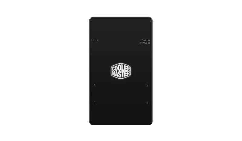 Cooler Master Rgb Led Controller Software Controlled Magnetic 4 Port (Expandable With Splitter Cable