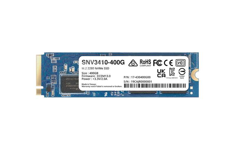 Synology M.2 2280 Nvme Ssd Snv3410 400Gb (Snv3410-400G)